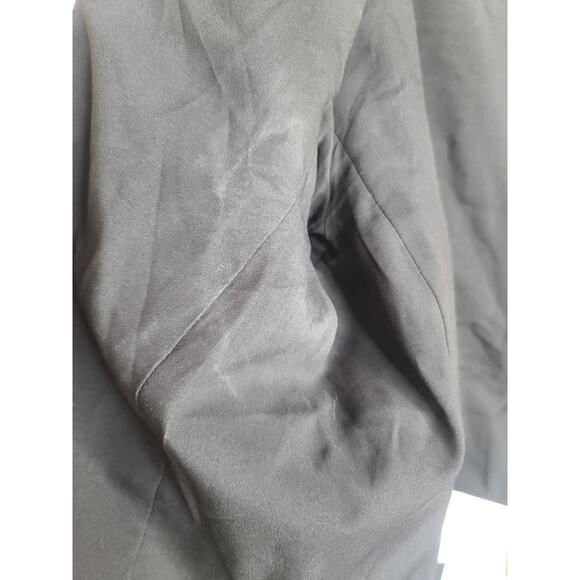 Ann Taylor black tan striped open front jacket blazer - 12P / 12 petite - Picture 6 of 8